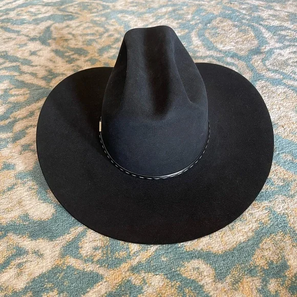 Resistol Black 4in Brim Cowboy Hat - Picture 3 of 8